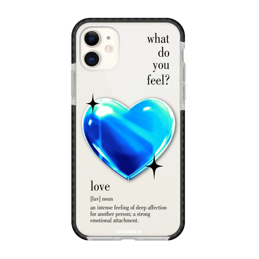Чохол для iPhone 11 з принтом 1 heart blue