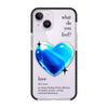 Чохол для iPhone 14 з принтом 1 heart blue
