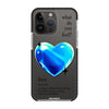 Чохол для iPhone 14 Pro Max з принтом 1 heart blue