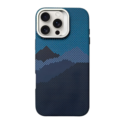 Чохол для iPhone 17 Carbon Fiber Blue