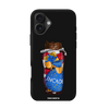 Чохол для iPhone 16 Plus з принтом SANTA