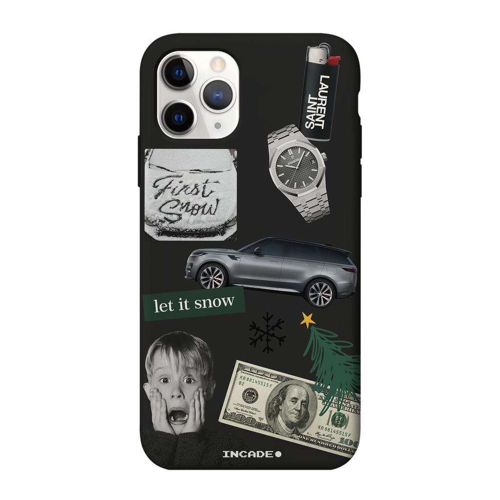 Чохол для iPhone 11 Pro FIRST SNOW silver — INCADE Black