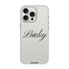 Чохол для iPhone 15 Pro Max з принтом LUCK