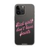 Чохол для iPhone 14 Pro Max з принтом RICH GIRLS