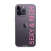 Чохол для iPhone 14 Pro Max з принтом Sexy&Rich