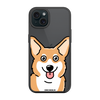 Чохол для iPhone 15 Plus з принтом CORGI