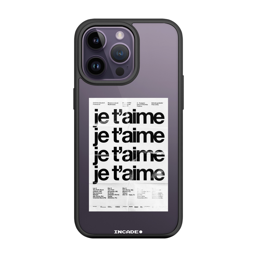 Чохол для iPhone 14 Pro Max з принтом JE TAIME