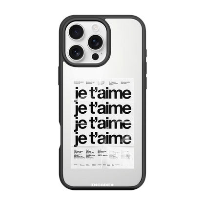 Чохол для iPhone 16 Pro Max з принтом JE TAIME