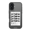 Чохол для iPhone 17 з принтом JE TAIME