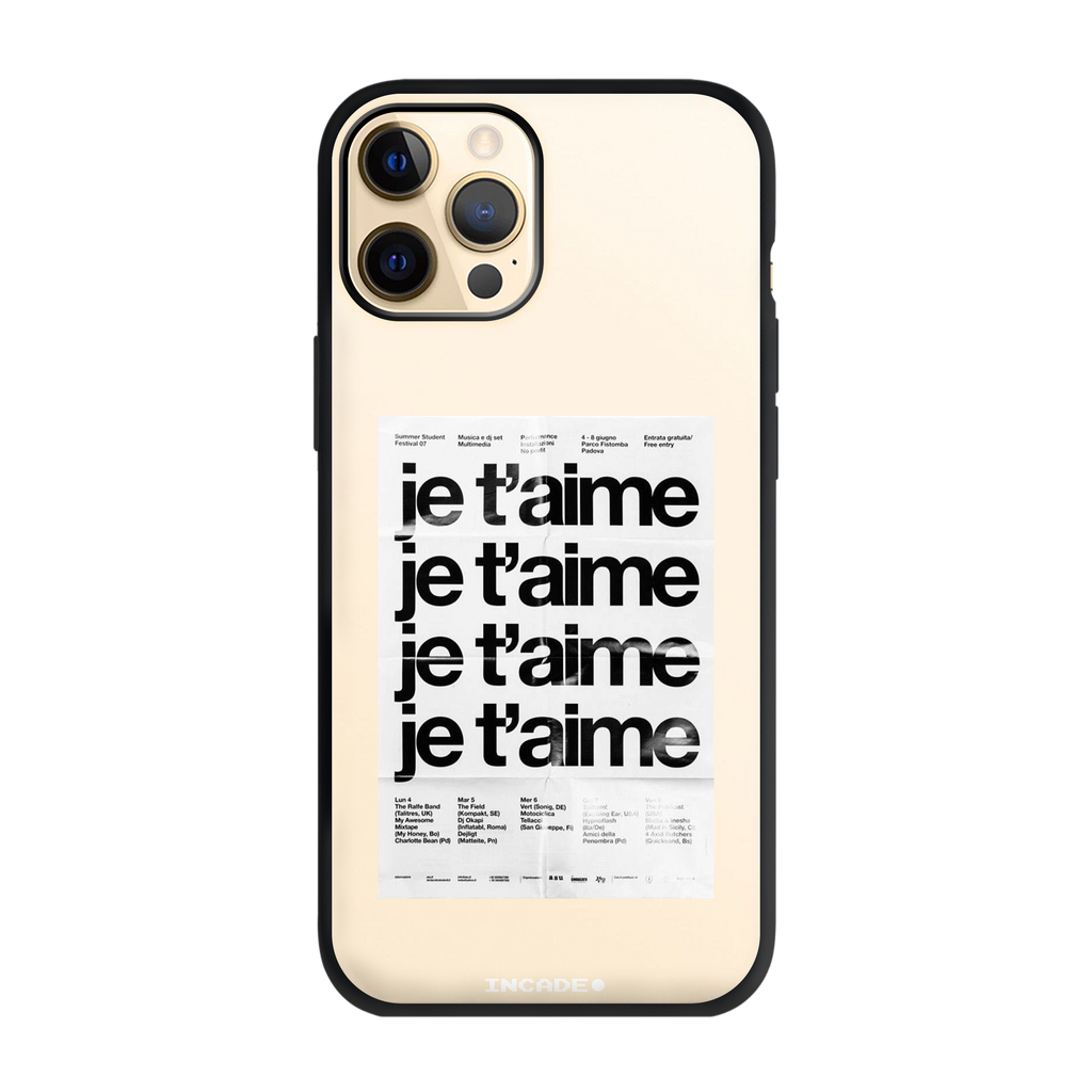 Чохол для iPhone 12 Pro Max з принтом JE TAIME