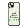 Чохол для iPhone 15 Plus з принтом LINGUIST