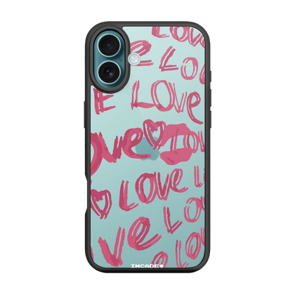 Чохол для iPhone 16 Plus з принтом LOVE LOVE
