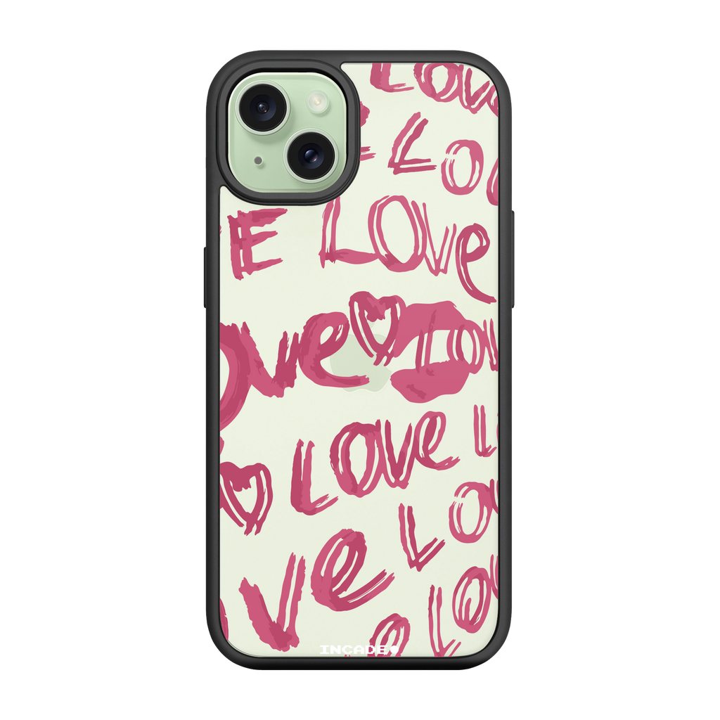 Чохол для iPhone 15 Plus з принтом LOVE LOVE