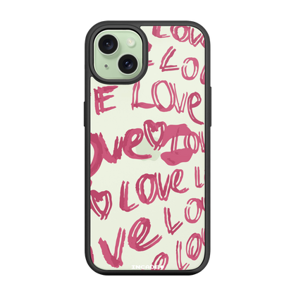 Чохол для iPhone 15 Plus з принтом LOVE LOVE