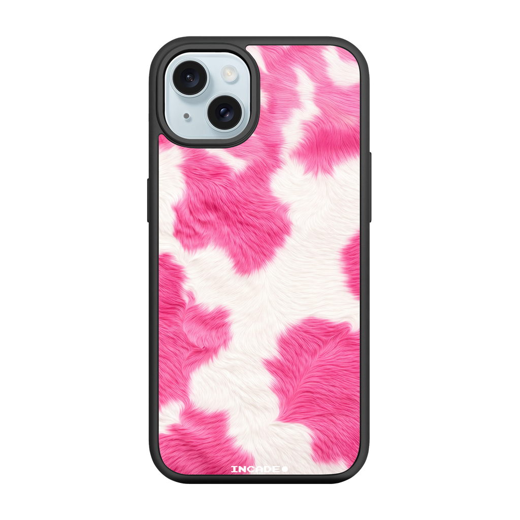 Чохол для iPhone 15 Plus з принтом PINK COW