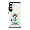 Чохол для Galaxy S23 з принтом + TAKE RISK