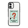 Чохол для iPhone 16 Plus з принтом TAKE RISK