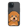 Чохол для iPhone 15 Plus з принтом TOY POODLE