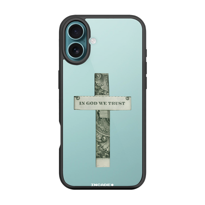 Чохол для iPhone 16 Plus з принтом WE TRUST