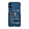 Чохол для iPhone 12 з принтом bad girl silver