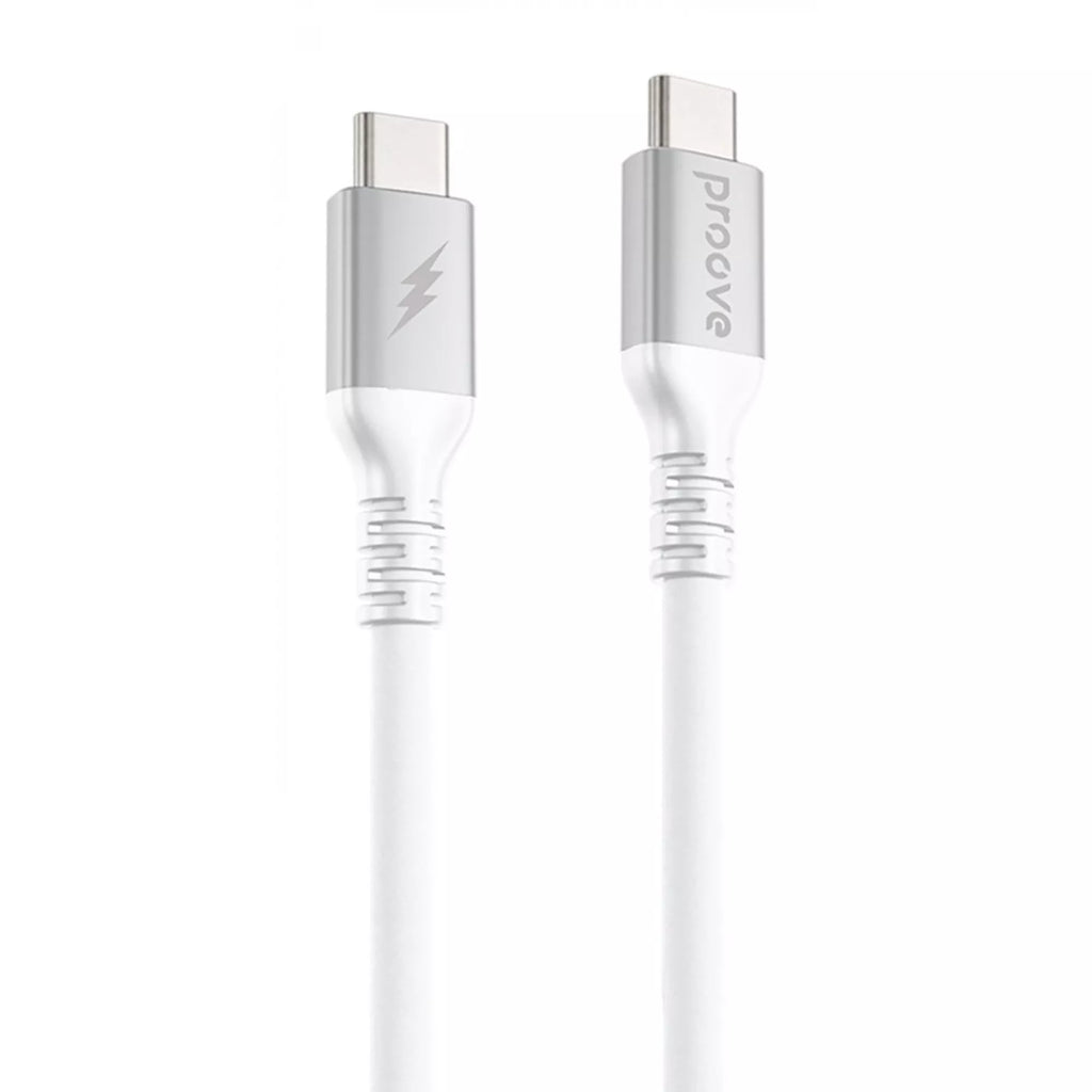 Кабель Proove ReGen Silicone Type-C to Type-C 60W (1m) — white