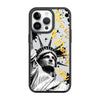 Чохол для iPhone 14 Pro з принтом STATUE GREY