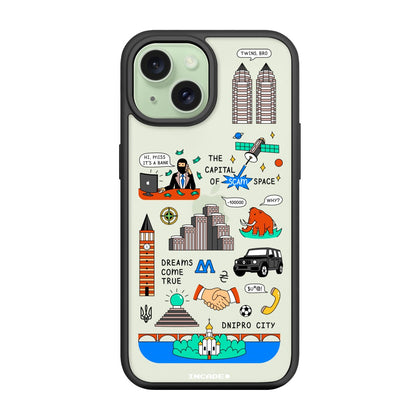Чохол для iPhone 15 DNIPRO - INCADE