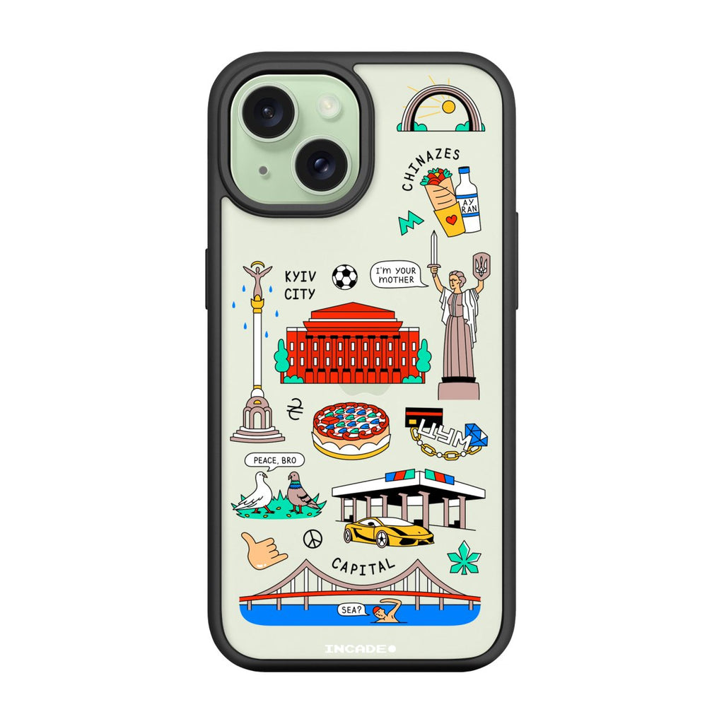 Чохол для iPhone 15 KYIV - INCADE