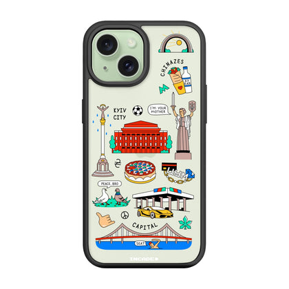 Чохол для iPhone 15 KYIV - INCADE