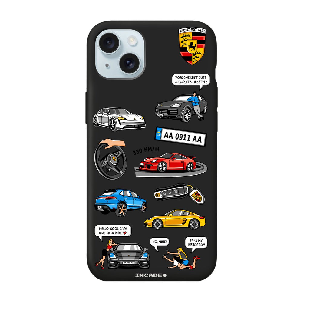 Чохол для iPhone 15 PORSCHE - INCADE