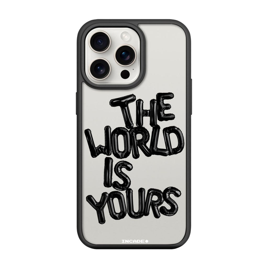 Чохол для iPhone 15 Pro Max world black - INCADE