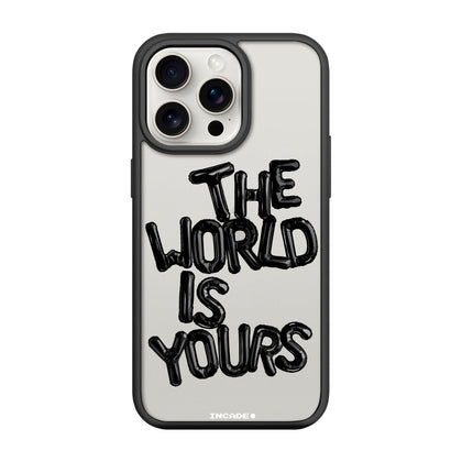 Чохол для iPhone 15 Pro Max world black - INCADE