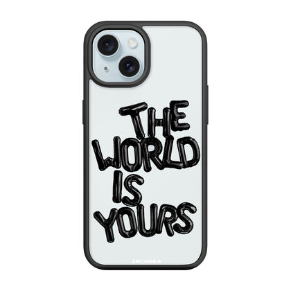 Чохол для iPhone 15 world black - INCADE