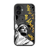 Чохол для iPhone 16 Plus з принтом STATUE GREY