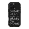 Чохол для iPhone 16 Pro з принтом bad girl silver