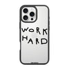 Чохол для iPhone 16 Pro з принтом work hard