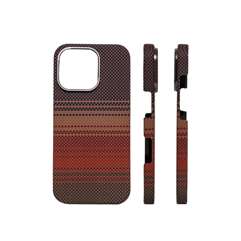 iPhone 16 Pro Чохол Premium Kevlar Case with Magnetic Ring | Sunset