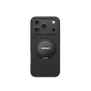 iPhone 17 Pro Чохол Leather Case with Magnetic Ring + Magnetic Stand 360° | Black