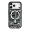 iPhone 17 Pro Max Чохол YoungKit Futuristic Circuit Board with Magnetic Ring | Black